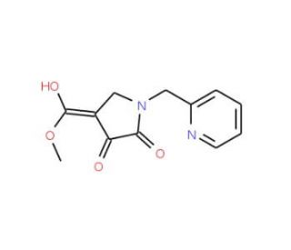 Methyl 4-hydroxy-5-oxo-1-(2-pyridinylmethyl)-2,5-dihydro-1H-pyrrole-3-carboxylate - chemical structure image