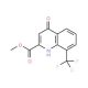 Methyl 4-hydroxy-8-(trifluoromethyl)quinoline-2-carboxylate (CAS 1065074-52-3) - chemical structure image