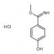 Methyl 4-hydroxybenmidate hydrochloride (CAS 57943-60-9) - chemical structure image