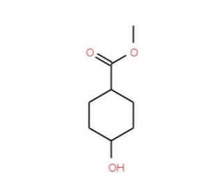 Methyl 4-Hydroxycyclohexanecarboxylate (CAS 17449-76-2) - chemical structure image