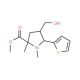 Methyl 4-(hydroxymethyl)-1,2-dimethyl-5-(2-thienyl)-2-pyrrolidinecarboxylate 的分子结构 Methyl 4-(hydroxymethyl)-1,2-dimethyl-5-(2-thienyl)-2-pyrrolidinecarboxylate - chemical structure image