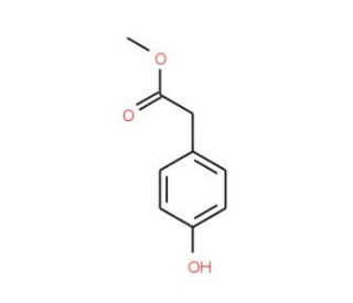 Methyl 4-hydroxyphenylacetate (CAS 14199-15-6) - chemical structure image