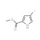 Methyl 4-iodo-1H-pyrrole-2-carboxylate (CAS 40740-41-8) - chemical structure image