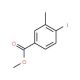 Methyl 4-iodo-3-methylbenzoate (CAS 5471-81-8) - chemical structure image