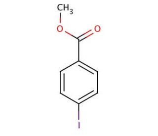 Methyl 4-iodobenzoate (CAS 619-44-3) - chemical structure image