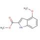Methyl 4-methoxy-2-indolecarboxylate (CAS 111258-23-2) - chemical structure image