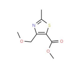 Methyl 4-(methoxymethyl)-2-methyl-1,3-thiazole-5-carboxylate - chemical structure image