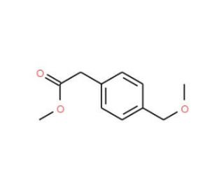 Methyl 4-(methoxymethyl)phenylacetate (CAS 17833-56-6) - chemical structure image