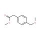 Methyl 4-(methoxymethyl)phenylacetate (CAS 17833-56-6) - chemical structure image