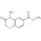 Methyl 4-methyl-3-oxo-3,4-dihydro-2H-1,4-benzothiazine-6-carboxylate (CAS 303987-90-8) - chemical structure image