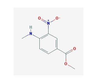 Methyl 4-(methylamino)-3-nitrobenzenecarboxylate - chemical structure image