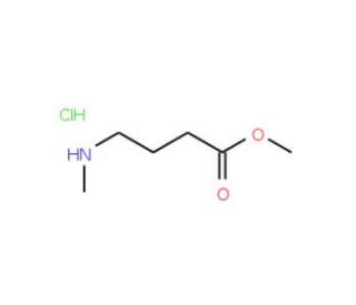 methyl 4-(methylamino)butanoate hydrochloride (CAS 89584-24-7) - chemical structure image