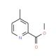 Methyl 4-methylpyridine-2-carboxylate - chemical structure image