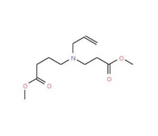 Methyl 4-[N-Allyl-N-(2-methoxycarbonylethyl)]aminobutyrate (CAS 887406-90-8) - chemical structure image