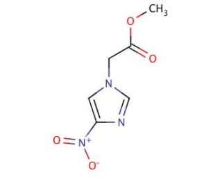 Methyl (4-nitro-1-imidazolyl)acetate (CAS 13230-21-2) - chemical structure image