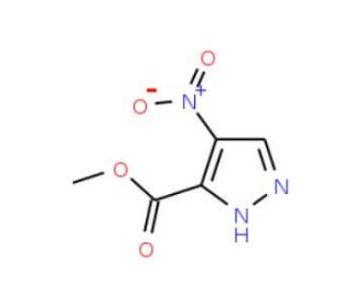 Methyl 4-nitro-1H-pyrazole-3-carboxylate (CAS 138786-86-4) - chemical structure image