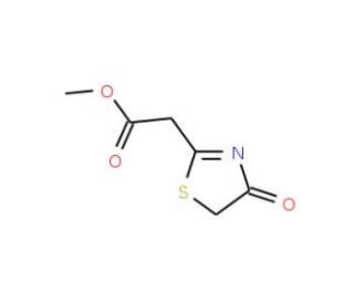 methyl (4-oxo-4,5-dihydro-1,3-thiazol-2-yl)acetate - chemical structure image