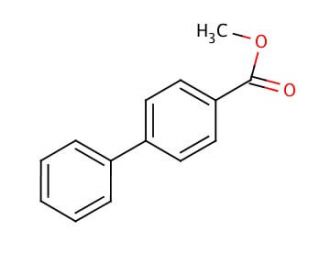 Methyl 4-phenylbenzoate (CAS 720-75-2) - chemical structure image