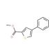 Methyl 4-phenylthiophene-2-carboxylate (CAS 21676-90-4) - chemical structure image