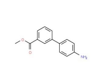 Methyl 4&prime;-aminobiphenyl-3-carboxylate (CAS 400747-22-0) - chemical structure image