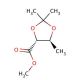 Methyl (4R,5S)-2,2,5-trimethyl-1,3-dioxolane-4-carboxylate (CAS 78086-72-3) - chemical structure image