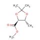 Methyl (4S,5R)-2,2,5-trimethyl-1,3-dioxolane-4-carboxylate 的分子结构, CAS编号: 38410-80-9 Methyl (4S,5R)-2,2,5-trimethyl-1,3-dioxolane-4-carboxylate (CAS 38410-80-9) - chemical structure image