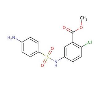 methyl 5-[(4-aminobenzene)sulfonamido]-2-chlorobenzoate - chemical structure image