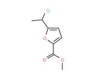 methyl 5-(1-chloroethyl)-2-furoate - chemical structure image