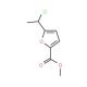 methyl 5-(1-chloroethyl)-2-furoate - chemical structure image