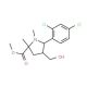 Methyl 5-(2,4-dichlorophenyl)-4-(hydroxymethyl)-1,2-dimethyl-2-pyrrolidinecarboxylate - chemical structure image