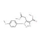 Methyl 5-(2-methoxy-2-oxoethyl)-1-(4-methoxy-phenyl)-1H-1,2,3-triazole-4-carboxylate - chemical structure image