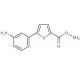 Methyl 5-(3-aminophenyl)furan-2-carboxylate (CAS 54023-06-2) - chemical structure image