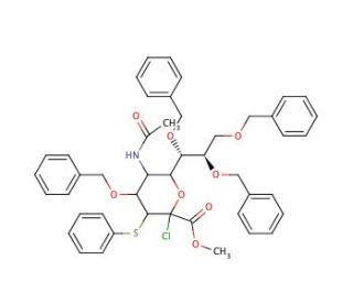 Methyl 5-acetamido-4,7,8,9-tetra-O-benzyl-2-chloro-2,3,5-trideoxy-3-phenylthio-D-erytho-&beta;-L-gluco-2-nonulopyranosonate - chem