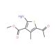methyl 5-acetyl-2-amino-4-methylthiophene-3-carboxylate - chemical structure image