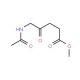 Methyl 5-acetylaminolevulinate (CAS 93393-93-2) - chemical structure image