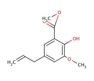 Methyl 5-allyl-3-methoxysalicylate (CAS 85614-43-3) - chemical structure image