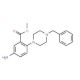 Methyl 5-amino-2-(4-benzylpiperazino)-benzenecarboxylate - chemical structure image