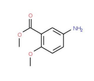 methyl 5-amino-2-methoxybenzoate (CAS 22802-67-1) - chemical structure image