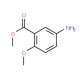 methyl 5-amino-2-methoxybenzoate (CAS 22802-67-1) - chemical structure image