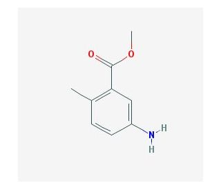Methyl 5-amino-2-methylbenzoate (CAS 18595-12-5) - chemical structure image