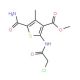 Methyl 5-(aminocarbonyl)-2-[(chloroacetyl)amino]-4-methylthiophene-3-carboxylate - chemical structure image