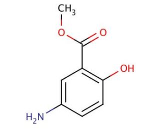 Methyl 5-aminosalicylate (CAS 42753-75-3) - chemical structure image