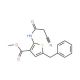 Methyl 5-benzyl-2-[(cyanoacetyl)amino]thiophene-3-carboxylate - chemical structure image