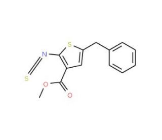 Methyl 5-benzyl-2-isothiocyanatothiophene-3-carboxylate - chemical structure image