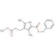 Methyl 5-(benzyloxycarbonyl)-2,4-dimethyl-3-pyrrolepropionate (CAS 20303-31-5) - chemical structure image