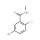 Methyl 5-bromo-2-chlorobenzamide (CAS 435273-54-4) - chemical structure image