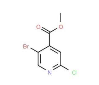 Methyl 5-bromo-2-chloropyridine-4-carboxylate (CAS 886365-28-2) - chemical structure image