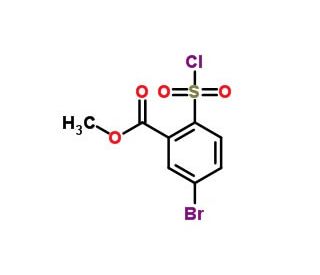 methyl 5-bromo-2-(chlorosulfonyl)benzoate - chemical structure image
