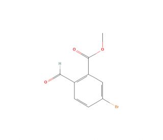 Methyl 5-bromo-2-formylbenzoate (CAS 1016163-89-5) - chemical structure image