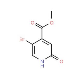 Methyl 5-Bromo-2-hydroxypyridine-4-carboxylate (CAS 913836-17-6) - chemical structure image